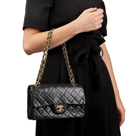 chanel classic mini flap bag images|Mini classic handbag, Lambskin & gold.